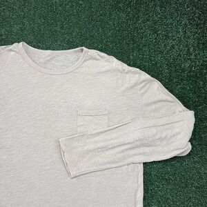 Vuori Men's Long Sleeve Stretch Shirt Size XL Beige